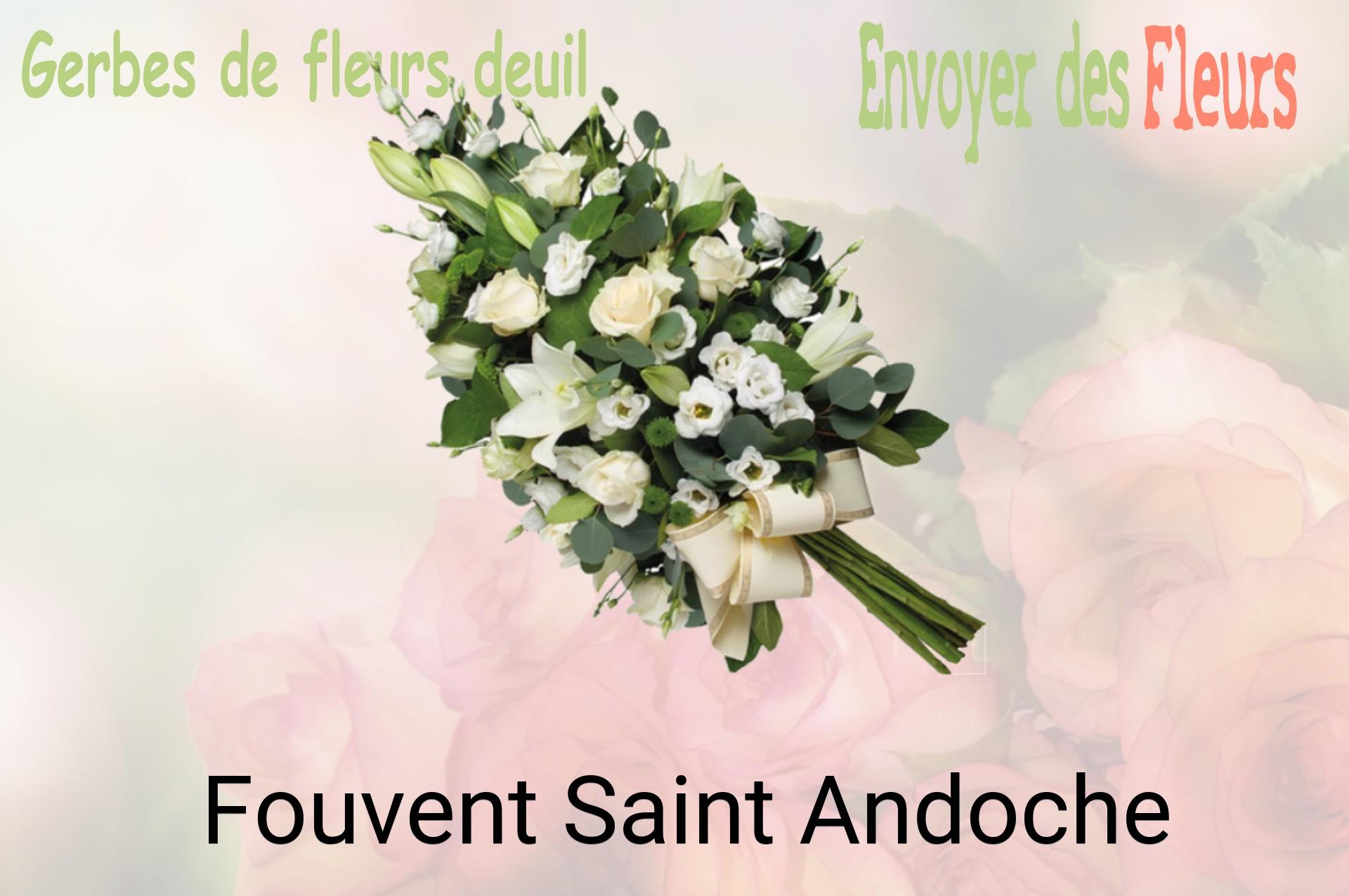 Gerbe de fleurs de deuil livrée à Fouvent-Saint-Andoche